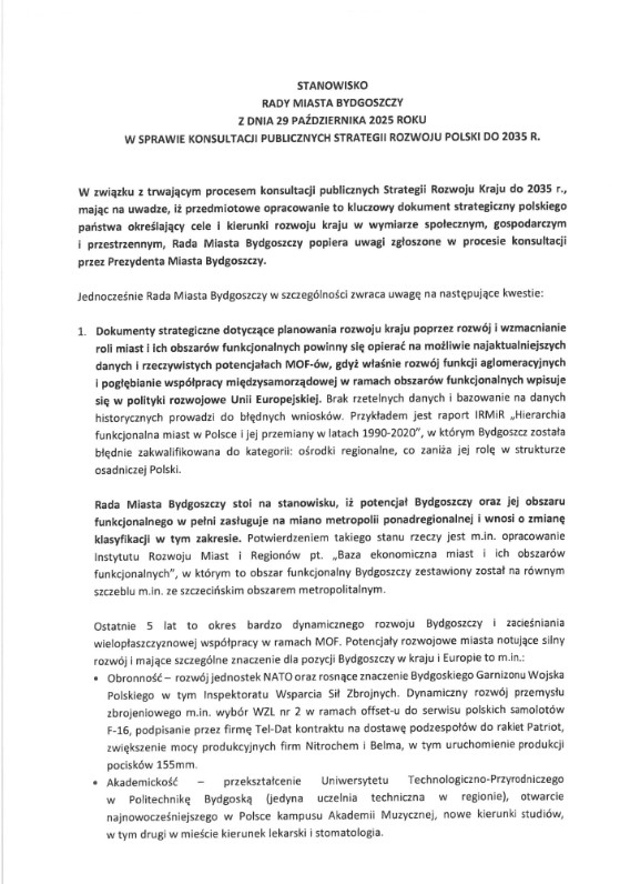 stanowisko Rady Miasta1