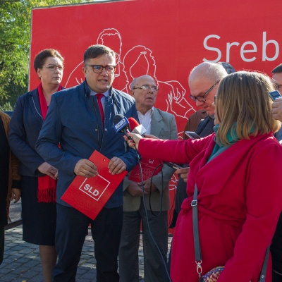 Prezentacja czwartego punktu samorządowego programu KKW SLD Lewica Razem – „Srebrna Rewolucja” 