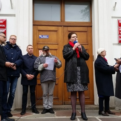 Protest ZNP w Bydgoszczy